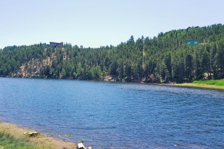 Barker Reservoir during Mid Summer