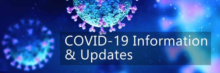 COVID Information and Updates Header