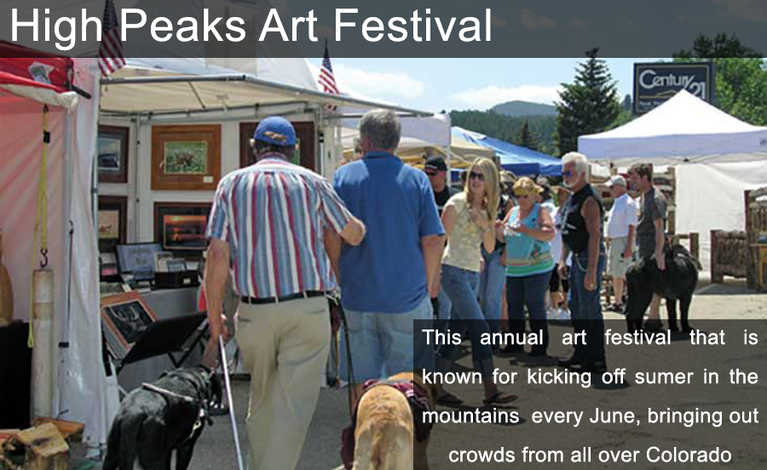 High Peaks Art Festival Slide